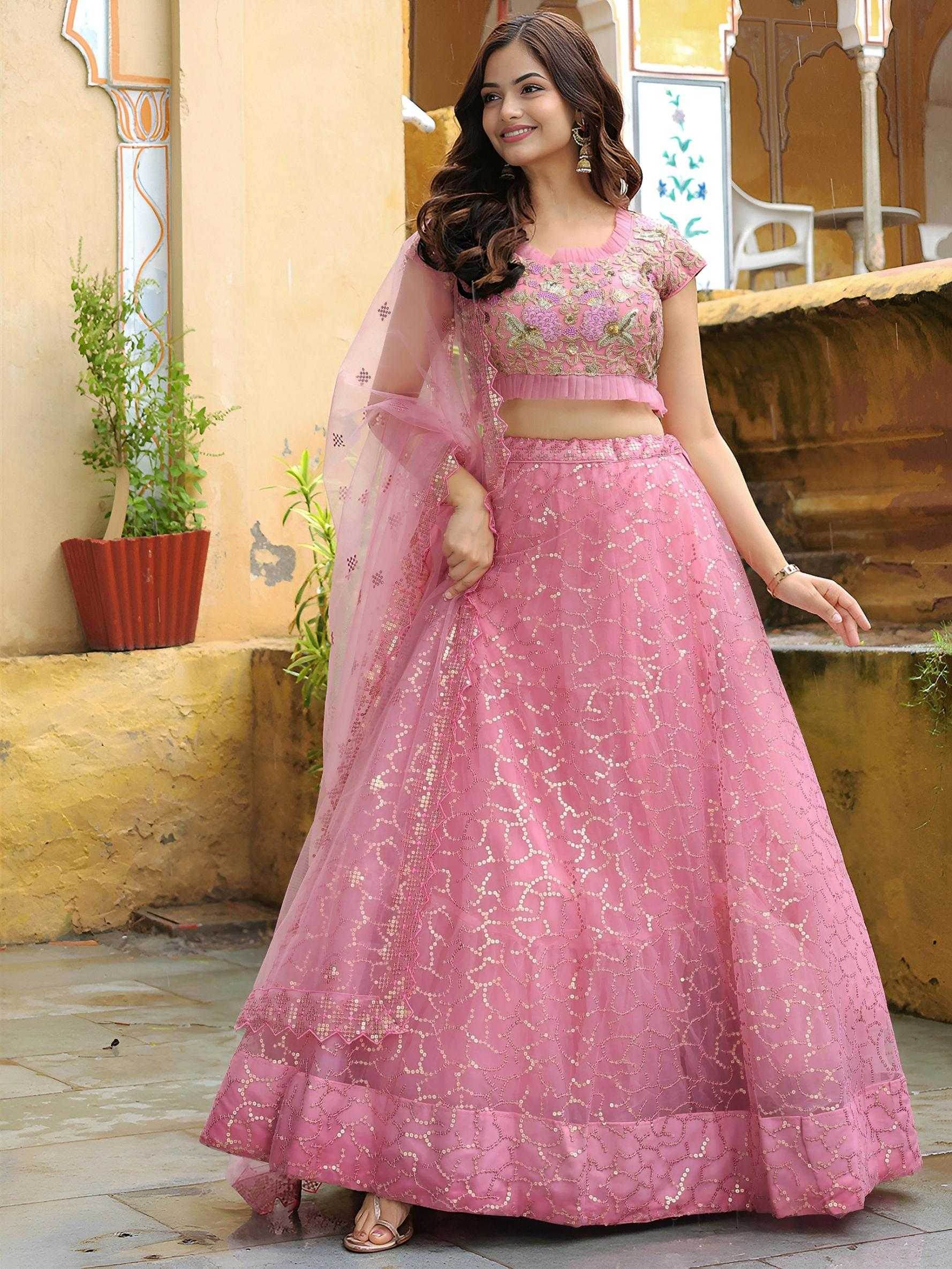 Soft Net Lehenga Choli - MYLUXURY LANE ENTERPRISE